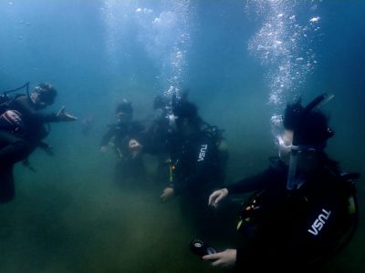 和歌山の海で体験ダイビング