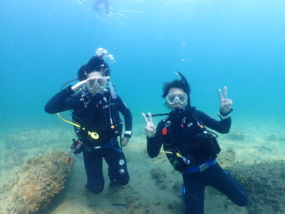 親子でダイビング