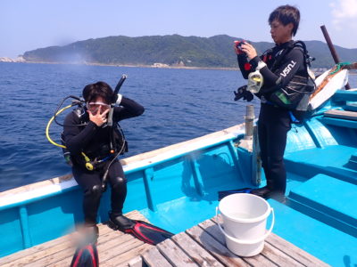 親子ダイビング
