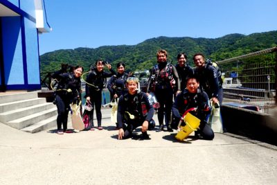 和歌山の海でリフレッシュダイビング