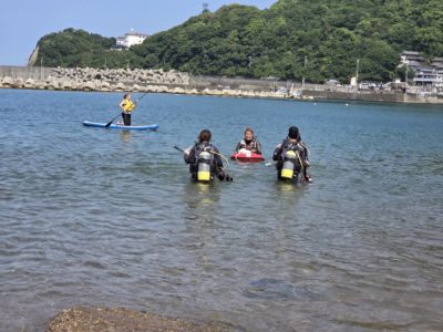 和歌山の海でダイビングライセンス取得