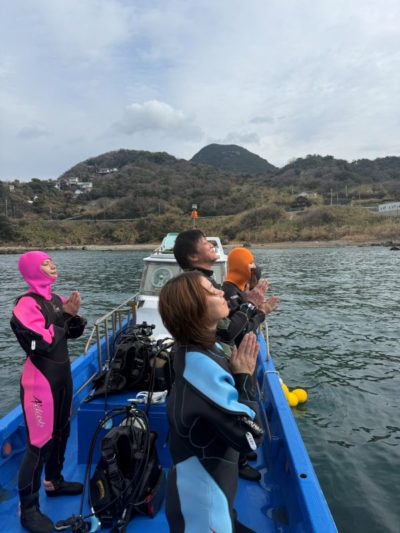安全祈願ダイビング